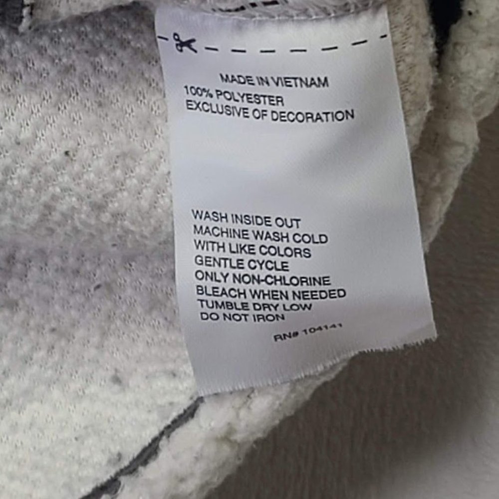 DSG Womens Size L White Sherpa Fleece Half-Zip Pullover Jacket With Pockets - Picture 3 of 9